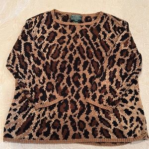 Ralph Lauren animal print sweater!